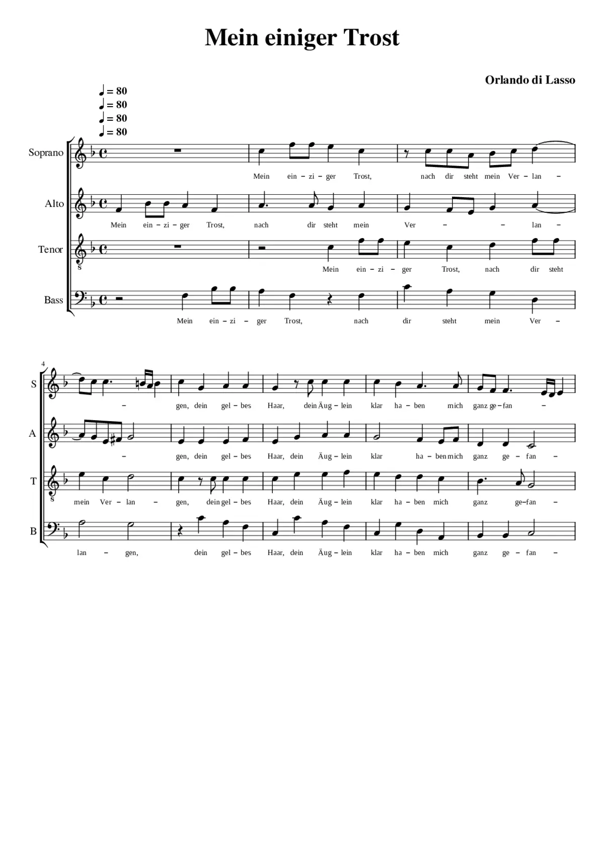 Mein einiger Trost - Page 1