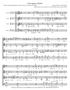 Veni sponsa Christi