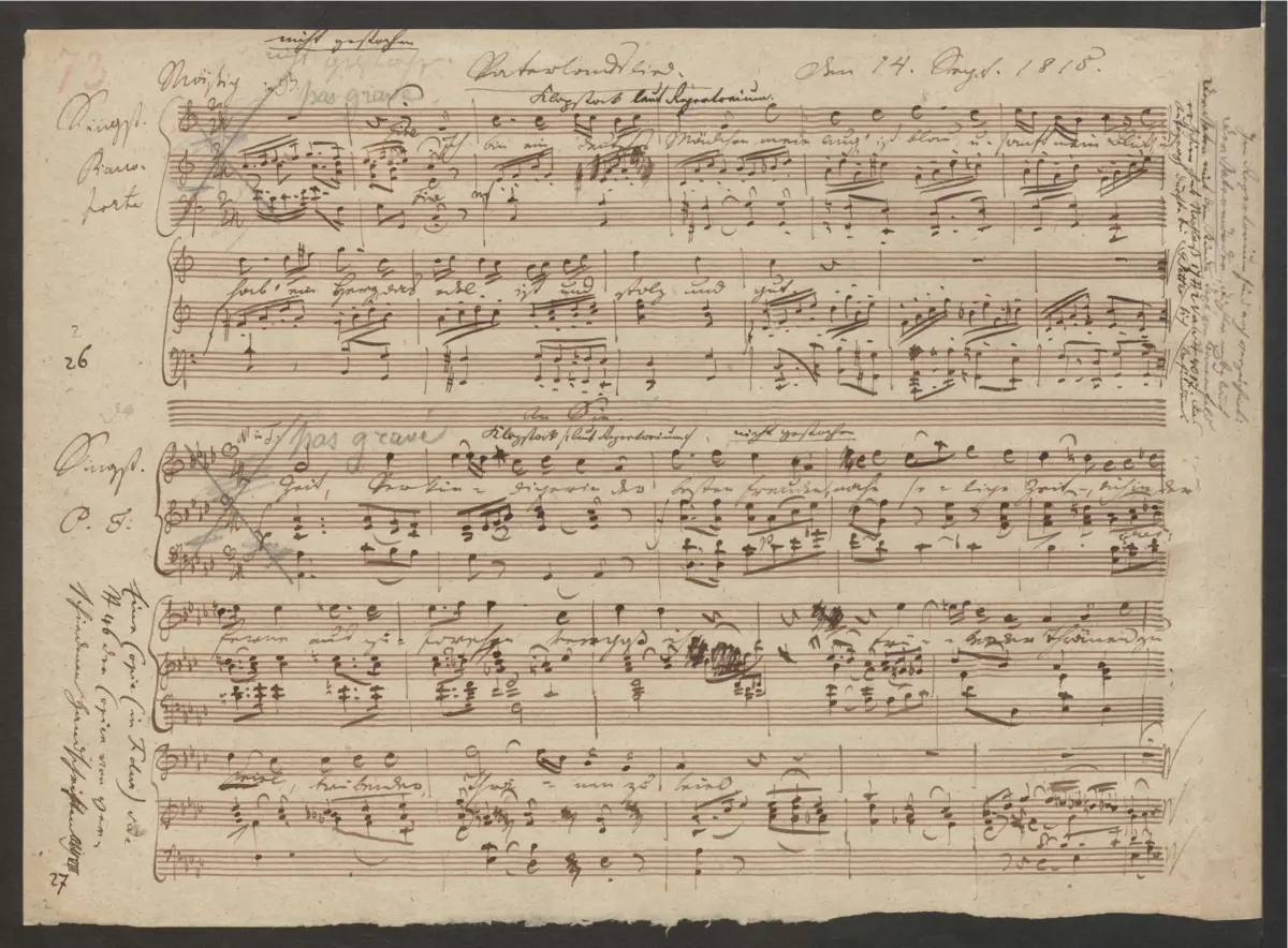 An Sie, D.288 - Page 1