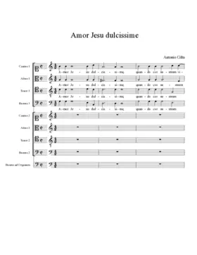 Amor Jesu dulcissime