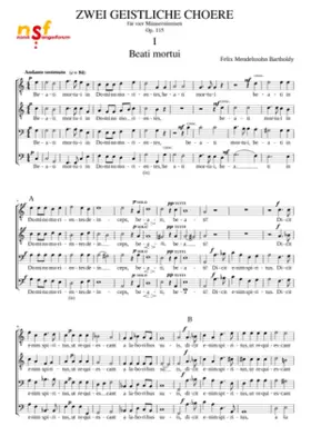 Beati Mortui Op. 115 No. 1