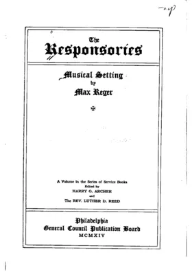 Responsories for Choir
