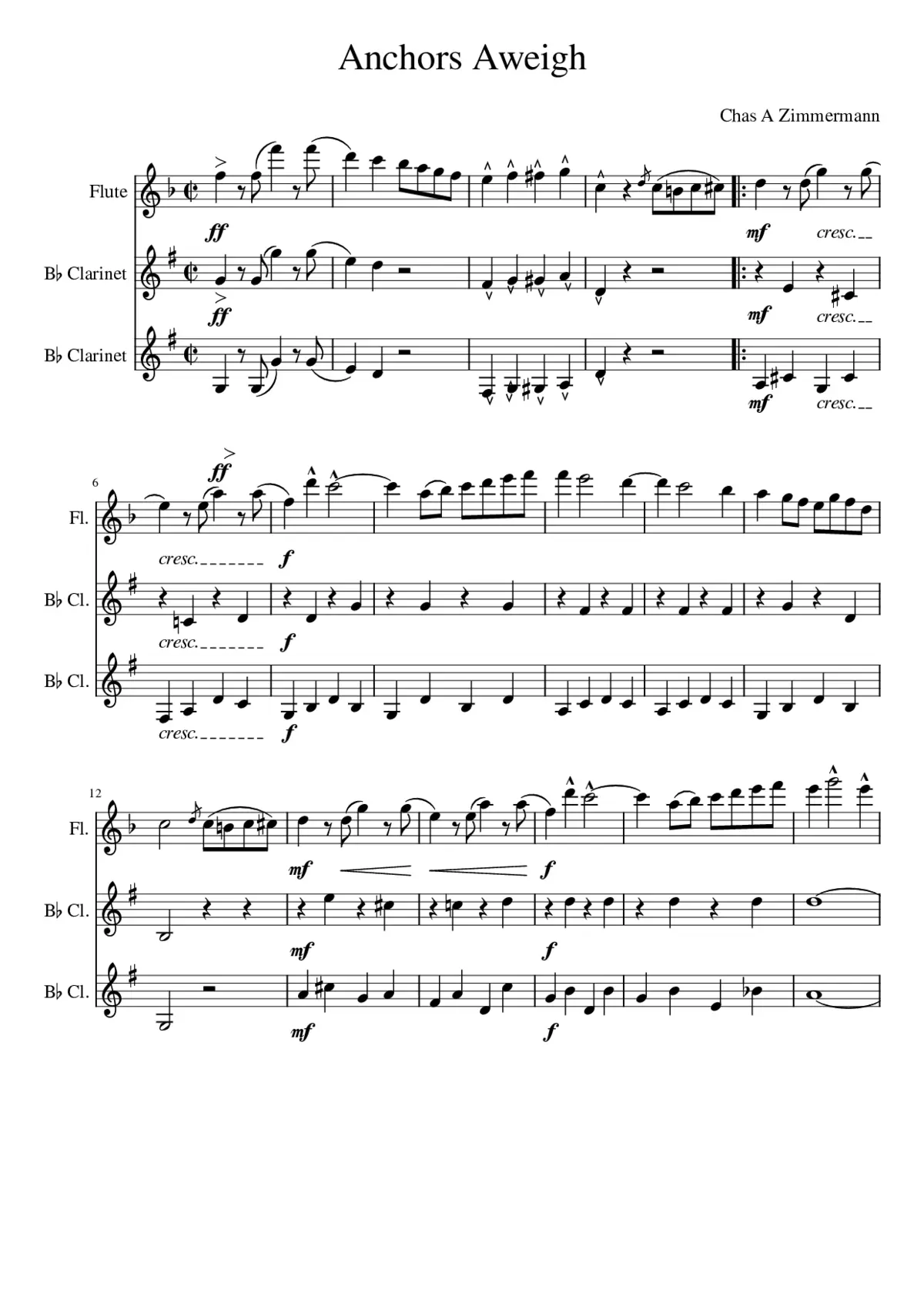 Anchors Aweigh - Page 1