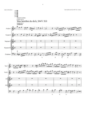 Was betrübst du dich mine Seele SWV 353