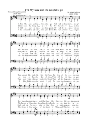 For my sake and the Gospel's, go