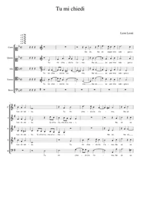 Tu mi chiedi s'io t'amo