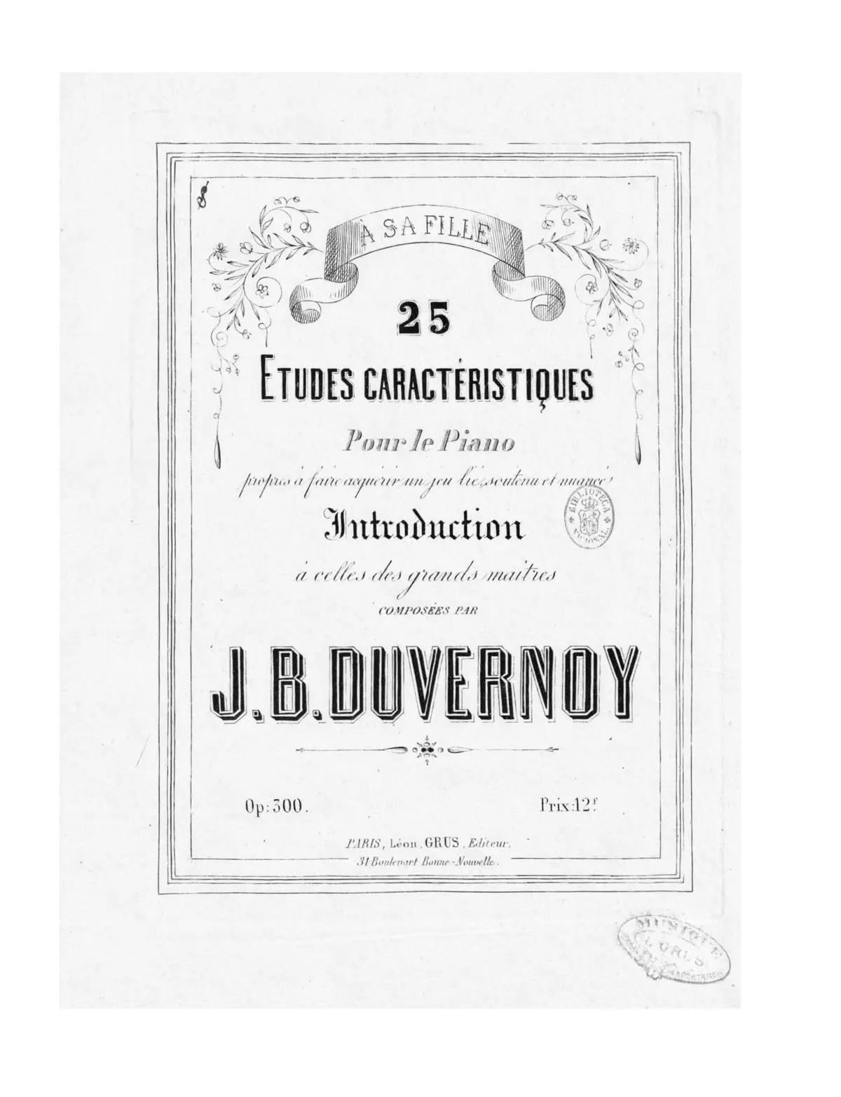 25 Études caractéristiques - Page 1