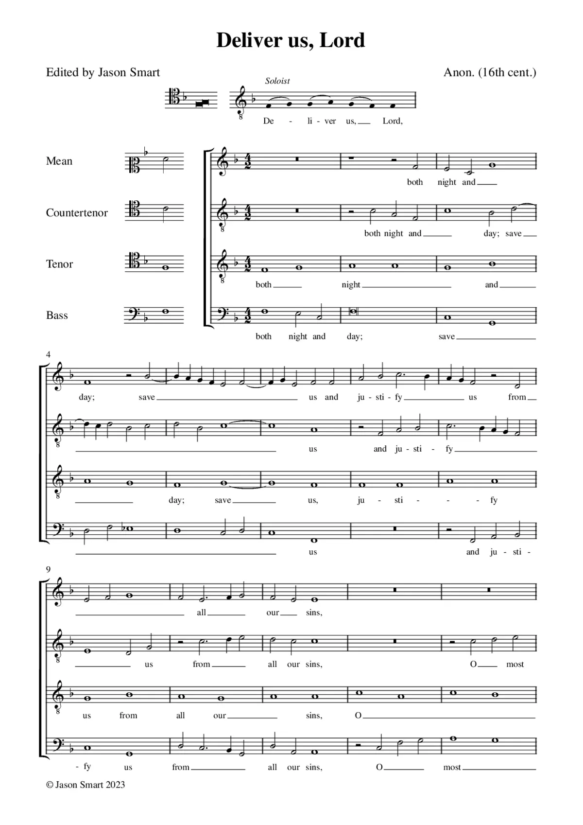 Deliver us, Lord - Page 1
