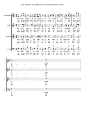 Jesu thy blood and righteousness