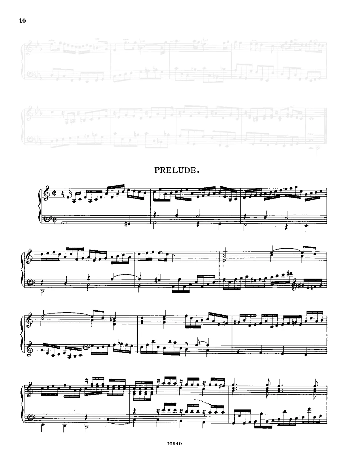 Prelude in A minor - Page 1