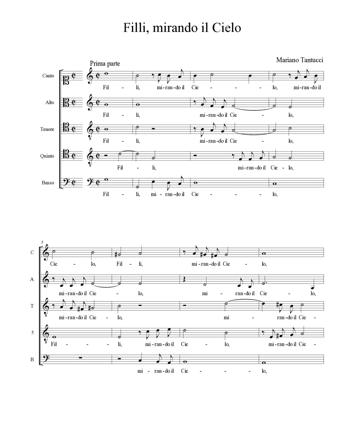 Filli, mirando il Cielo - Page 1