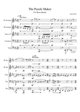 The Puzzle Maker for Brass Quintet