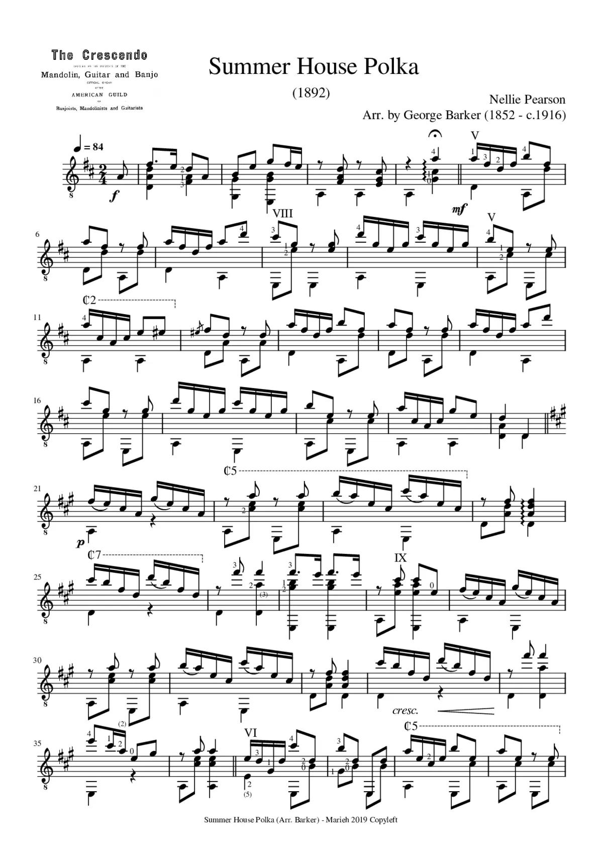 Alma March - Page 1