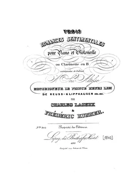 3 Romances sentimentales