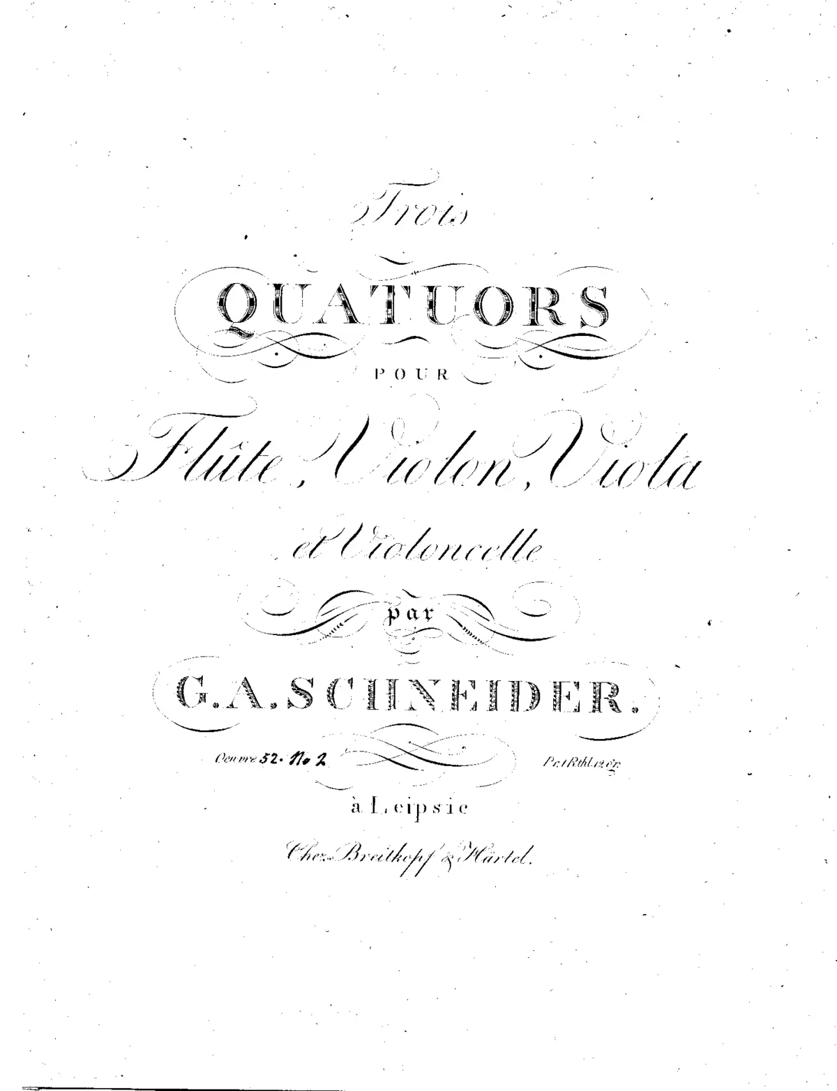 3 Quartets for Flute and Strings - Page 1