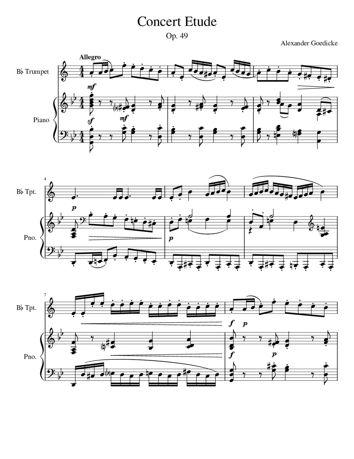 Concert Etude - Page 1