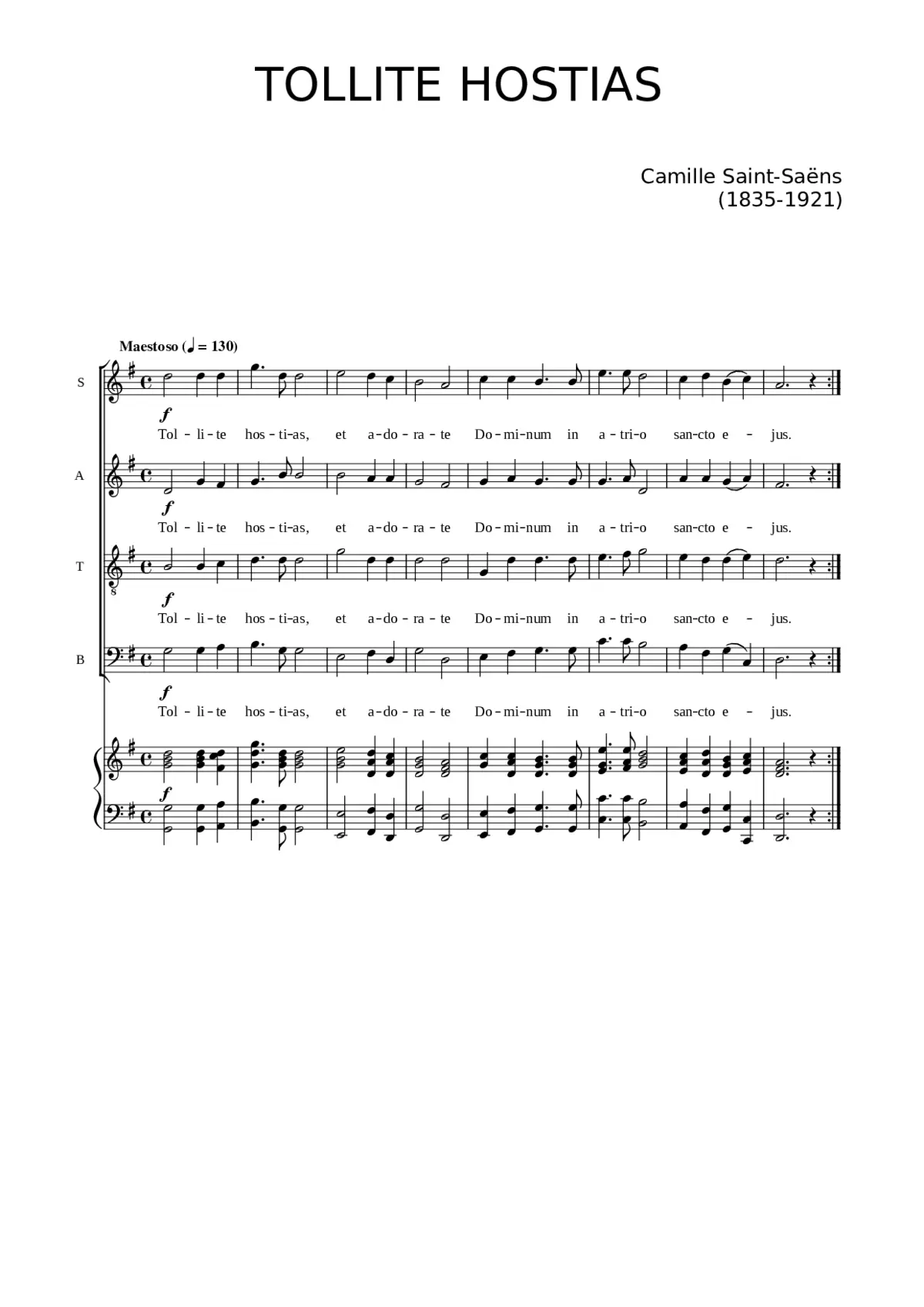 Oratorio de Noël Op.12 - Page 1