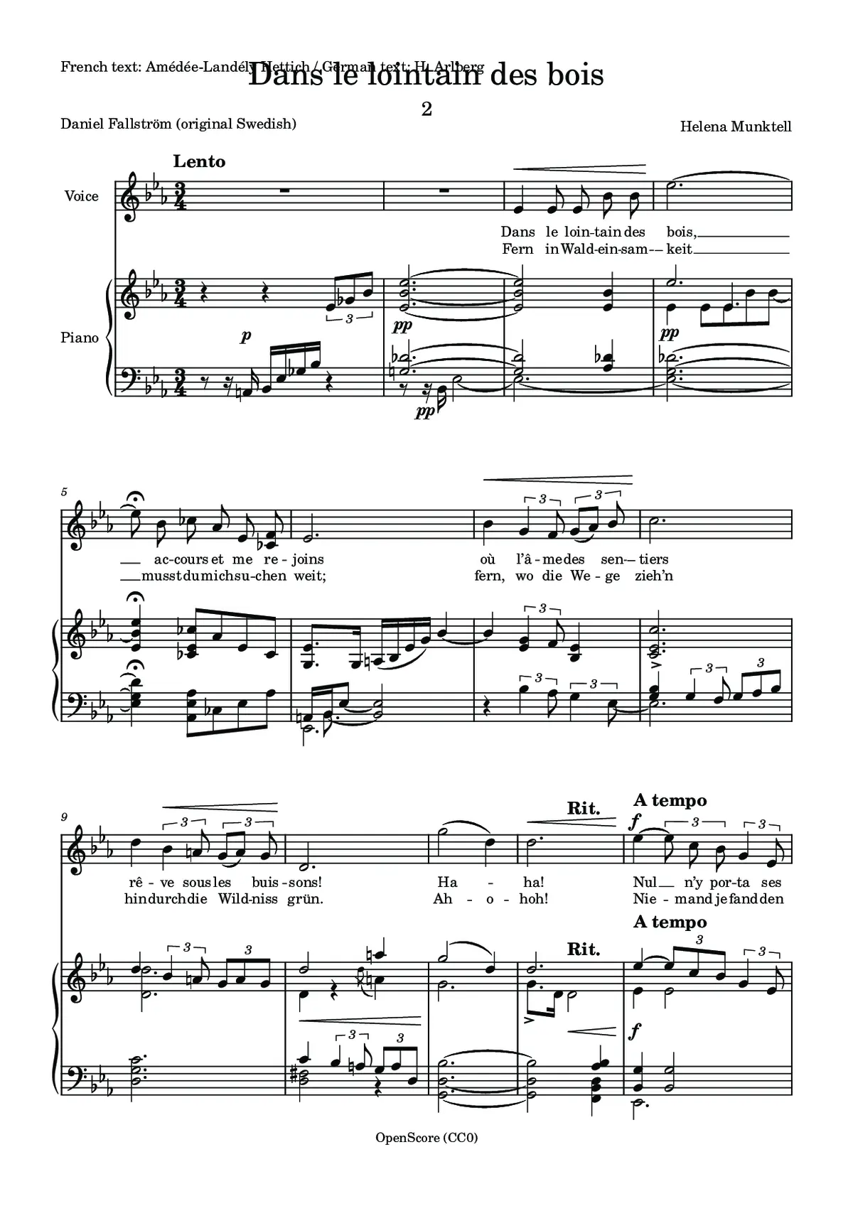 Dans le lointain des bois - Page 1