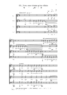 Yver, vous n'estes qu'un villain