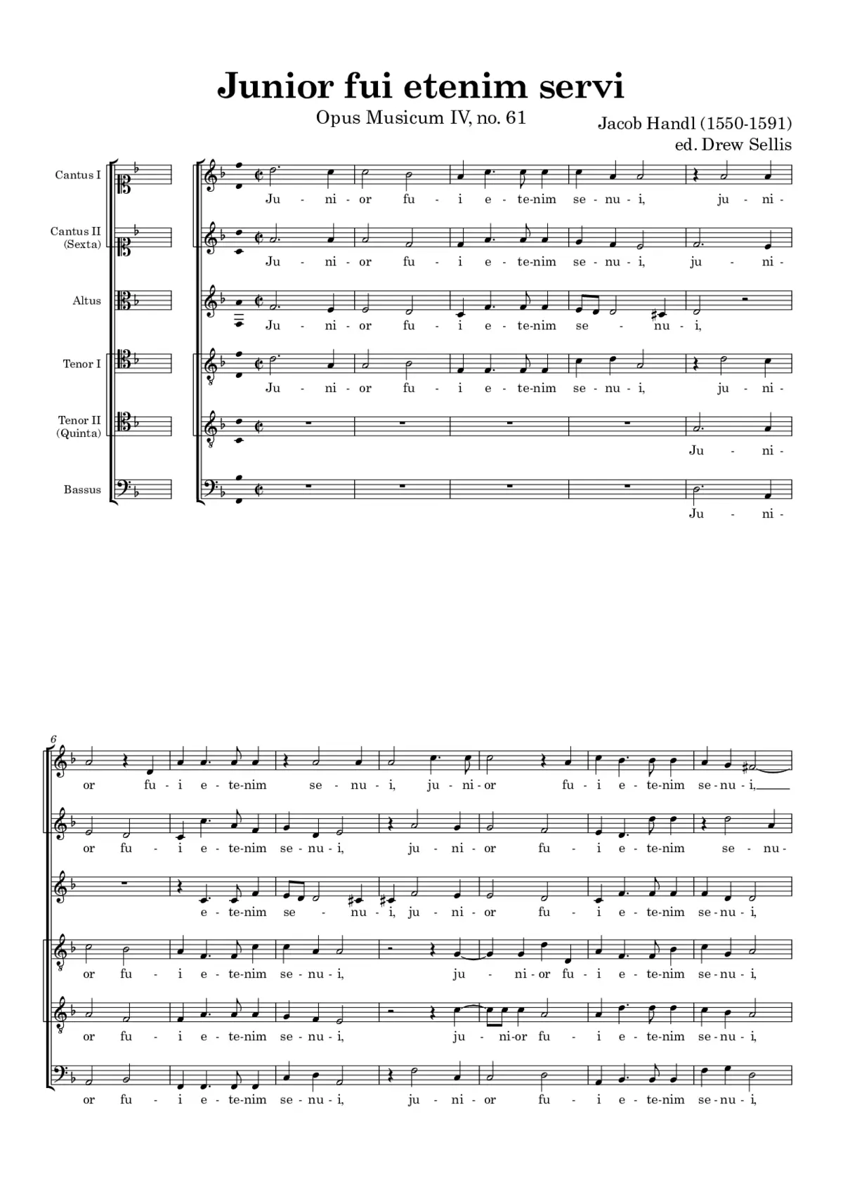 Junior fui etenim senui - Page 1