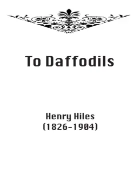 To daffodils