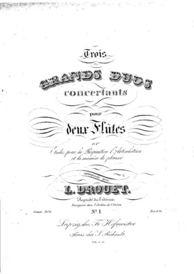 3 Grands Duos concertants
