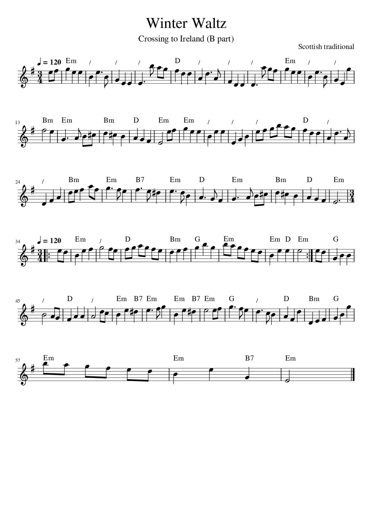 Winter Waltz - Page 1