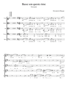 Basse son queste rime