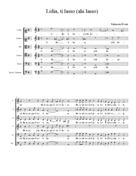 Lidia, ti lasso (ahi lasso)