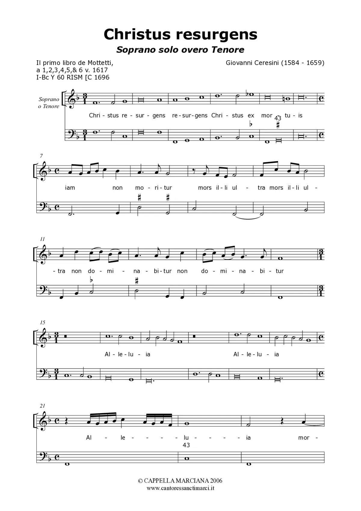 Christus resurgens - Page 1