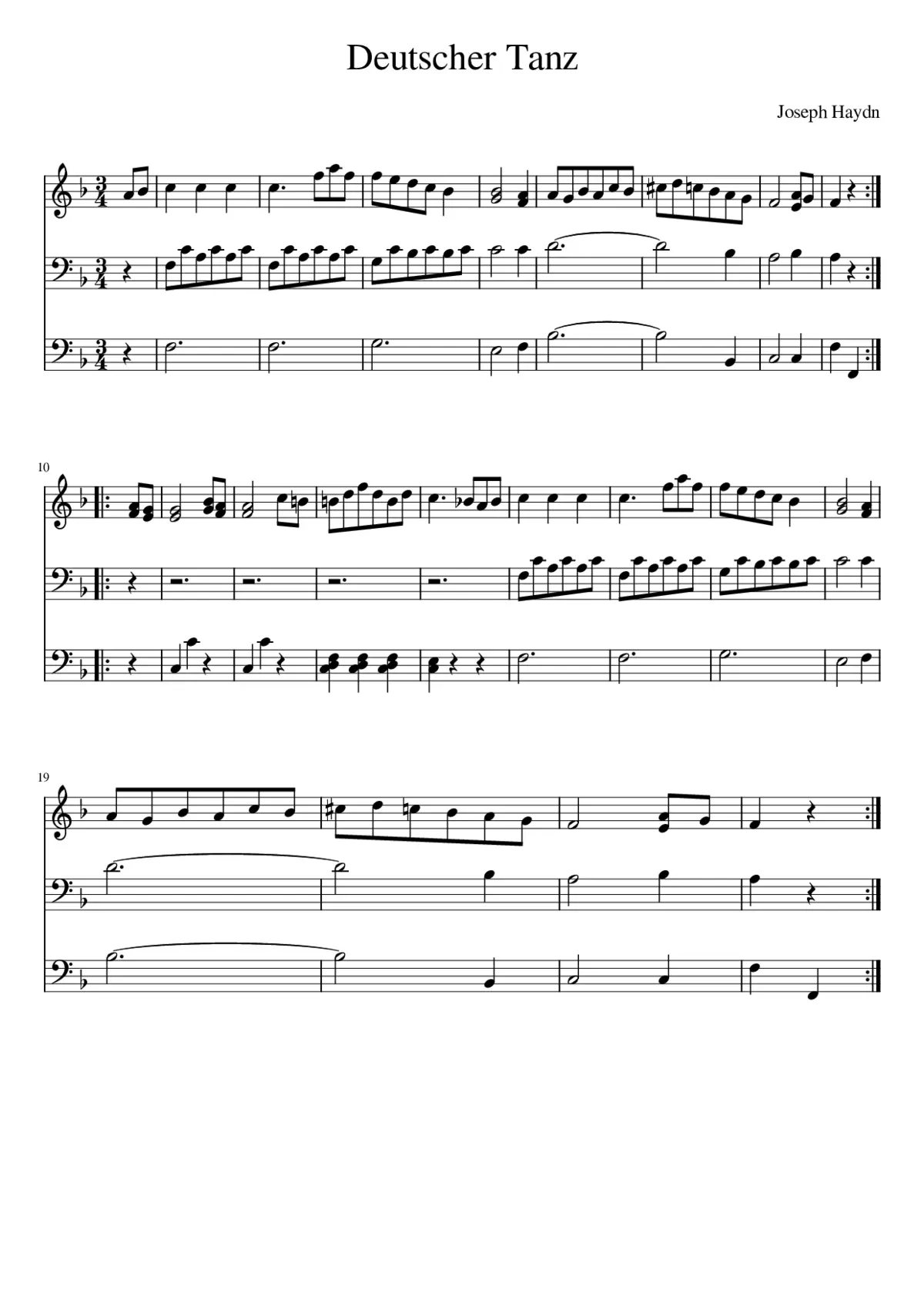 Deutscher Tanz - Page 1