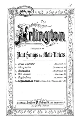 3 Lieder für Soprano und Männer-Quartett