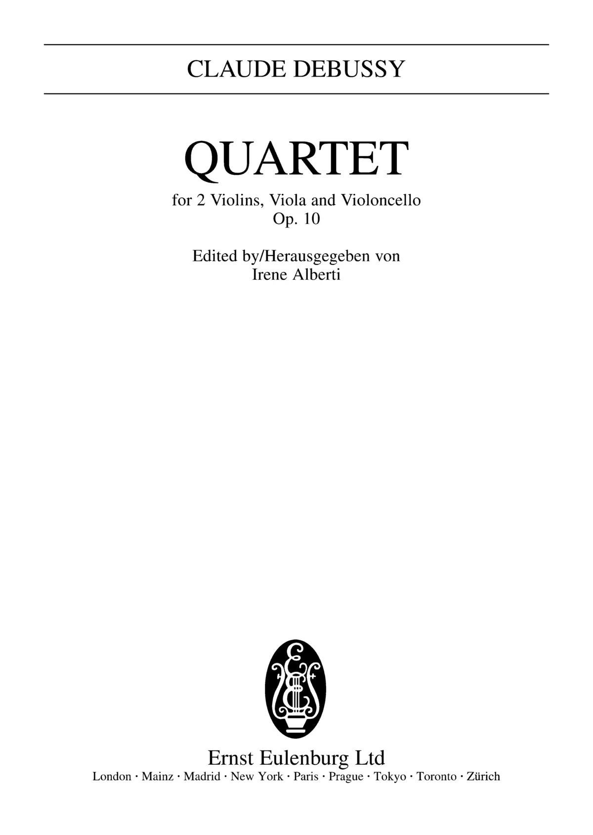 Quatuor à cordes - Page 1
