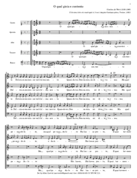 O qual gioia e contento