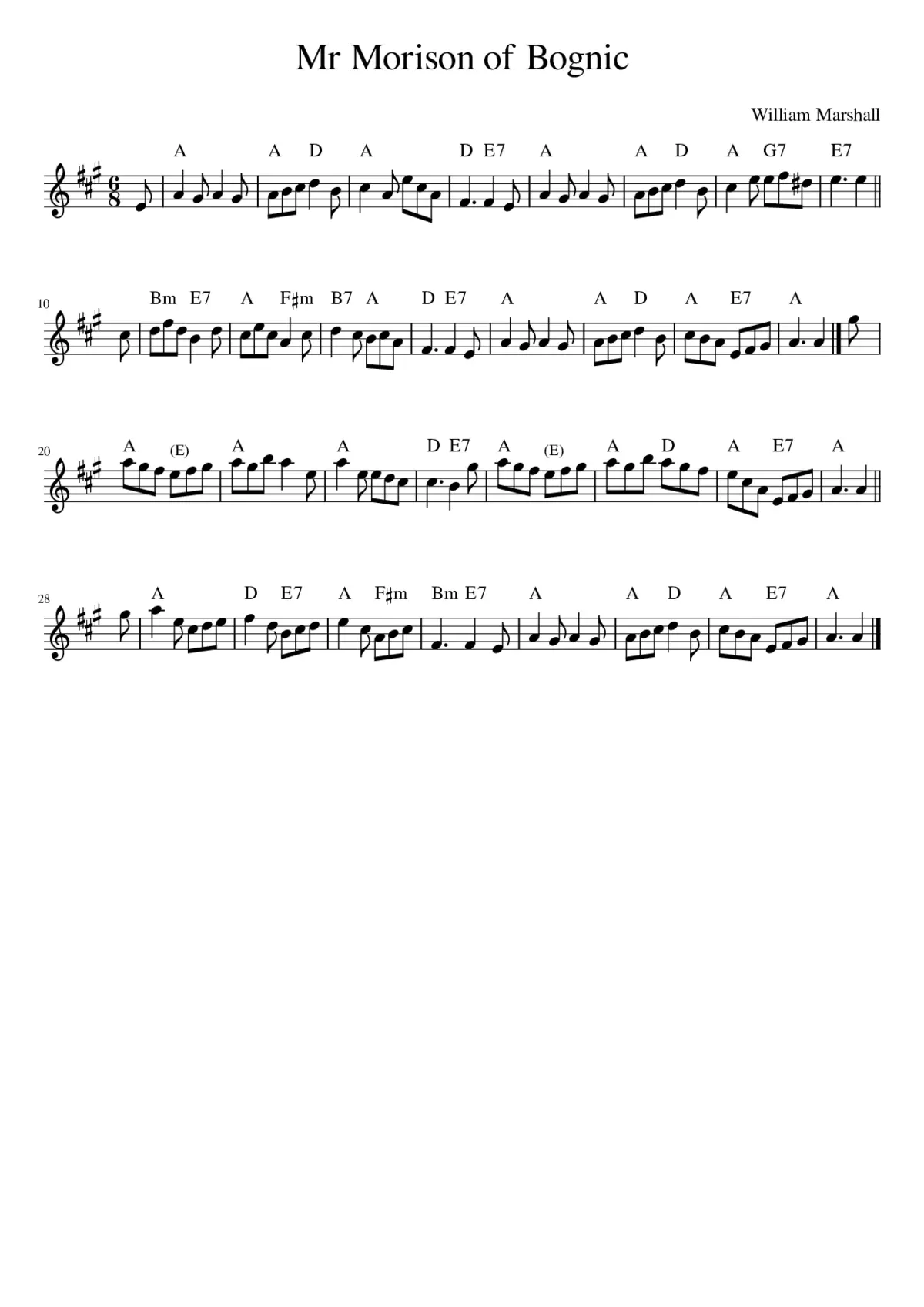 Mr Morison of Bognic - Page 1