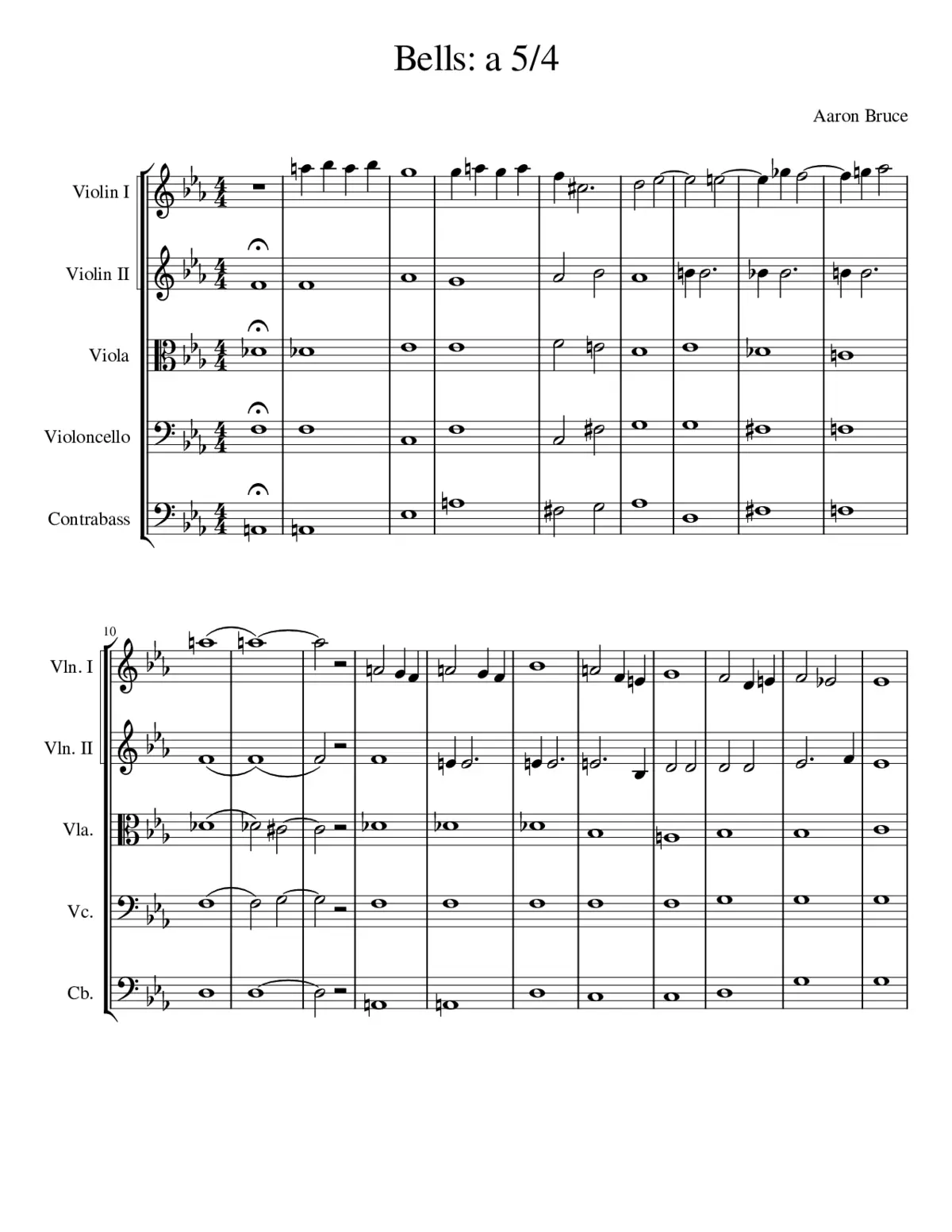 Bells: a 5/4 - Page 1