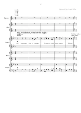 Say Watchman What of the Night?