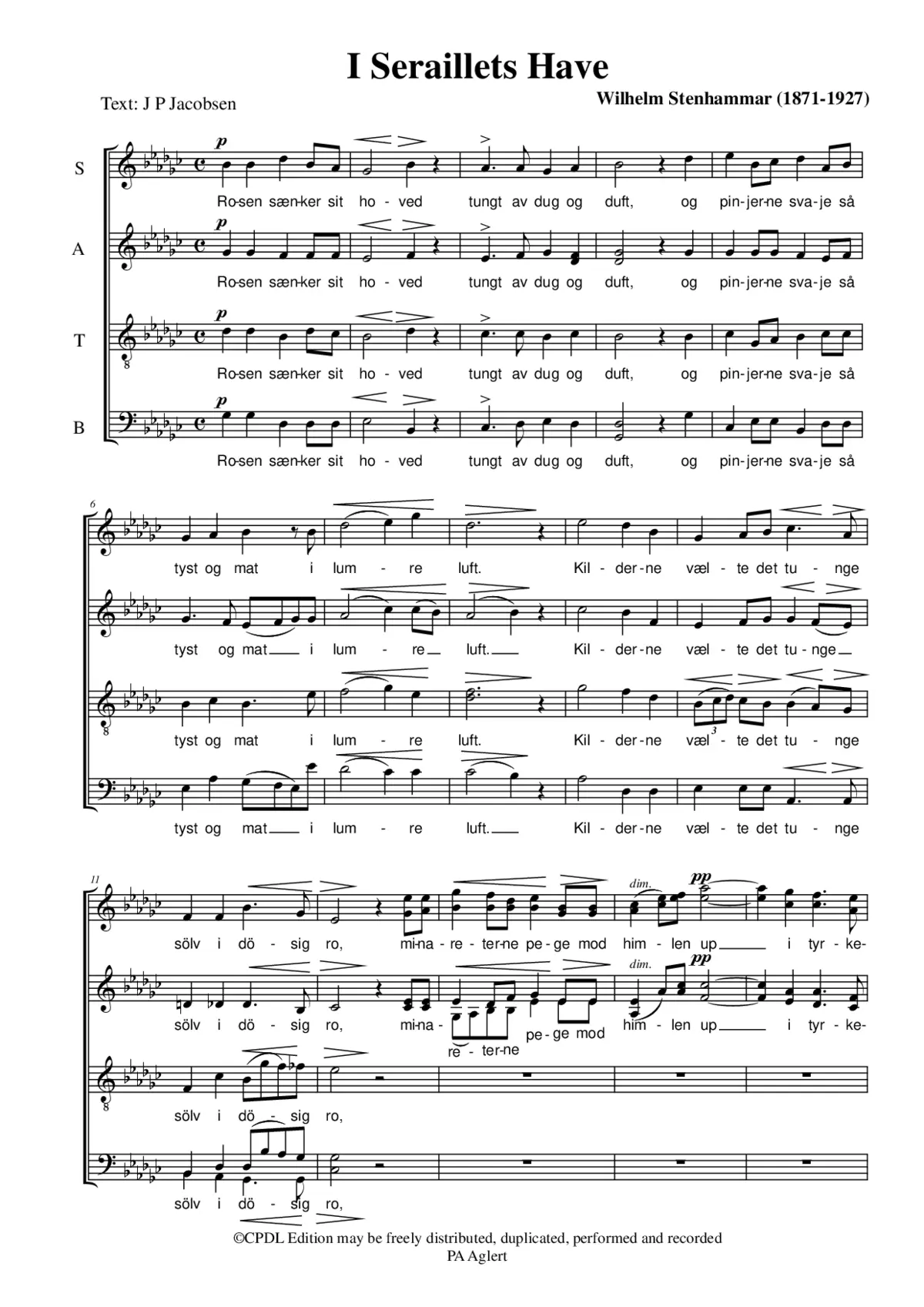I Seraillets Have - Page 1