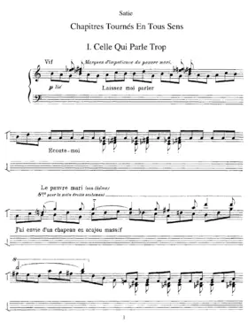 Chapitres tournés en tous sens