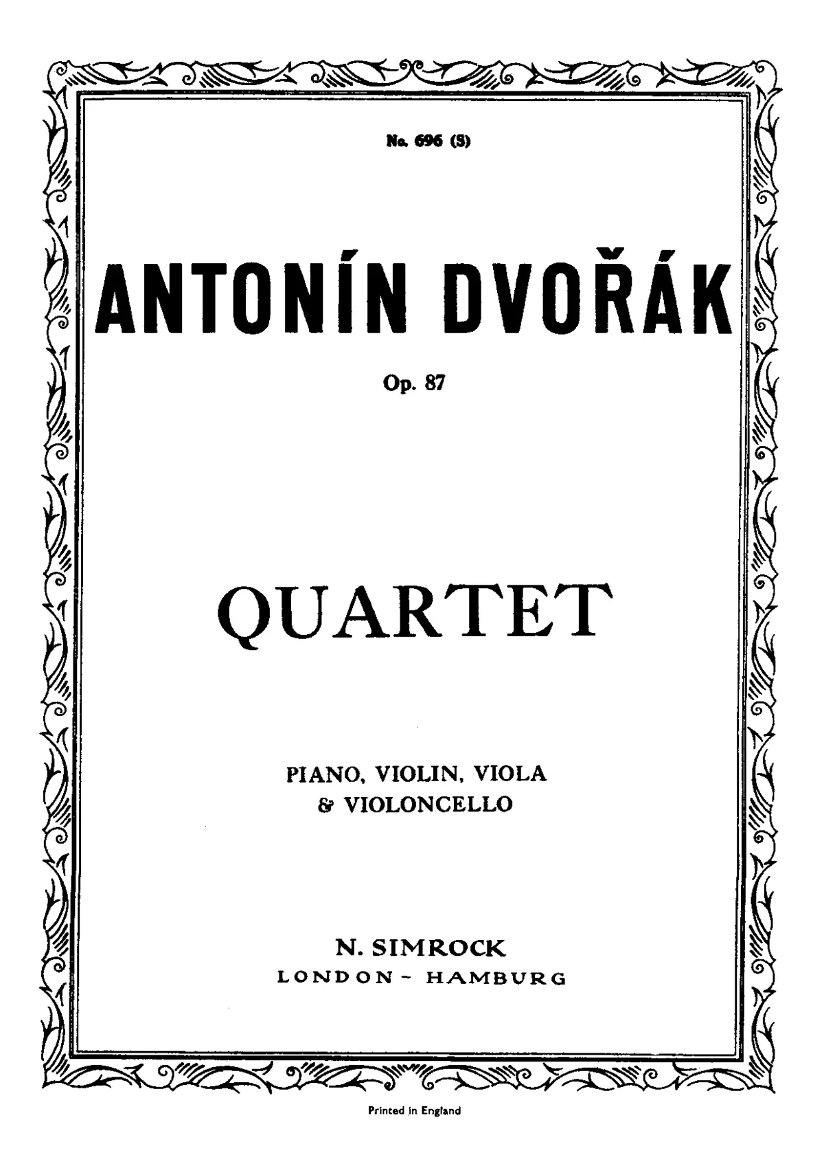 Piano Quartet No.2 - Page 1