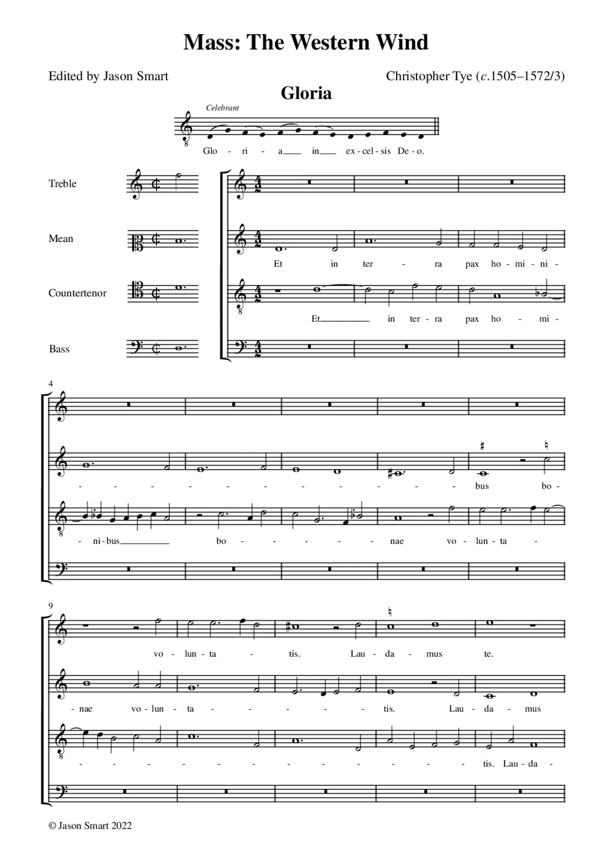 Mass The Western Wynde - Page 1