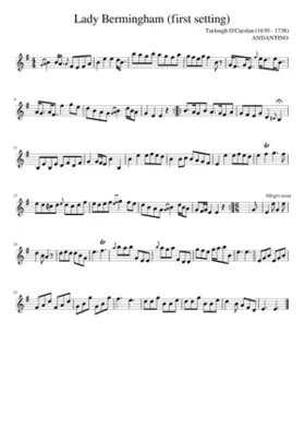 Lady Bermingham (first setting)