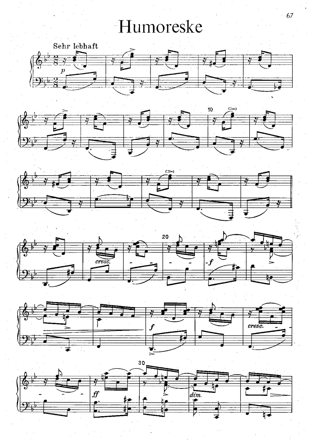 Humoreske - Page 1