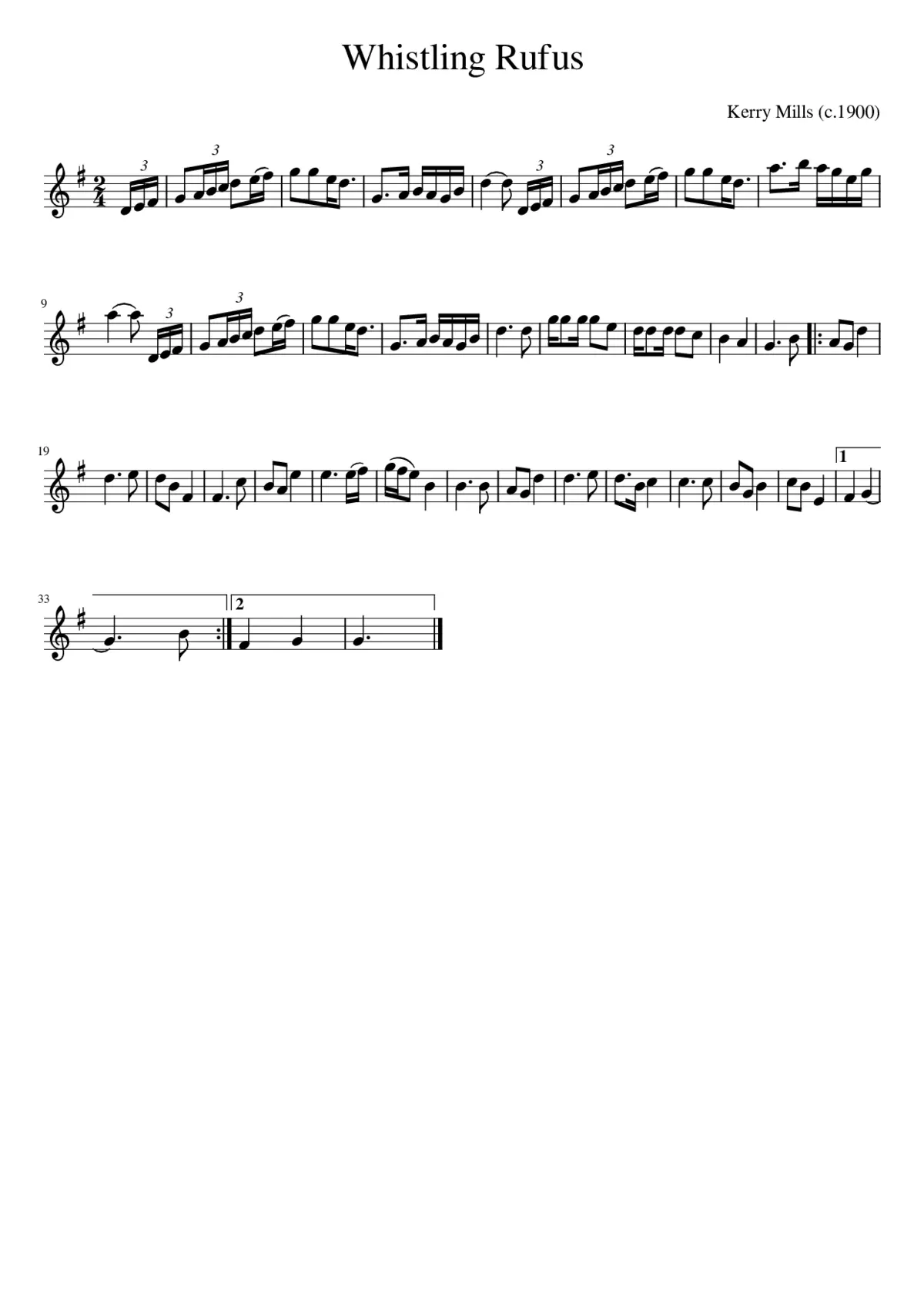 Whistling Rufus - Page 1