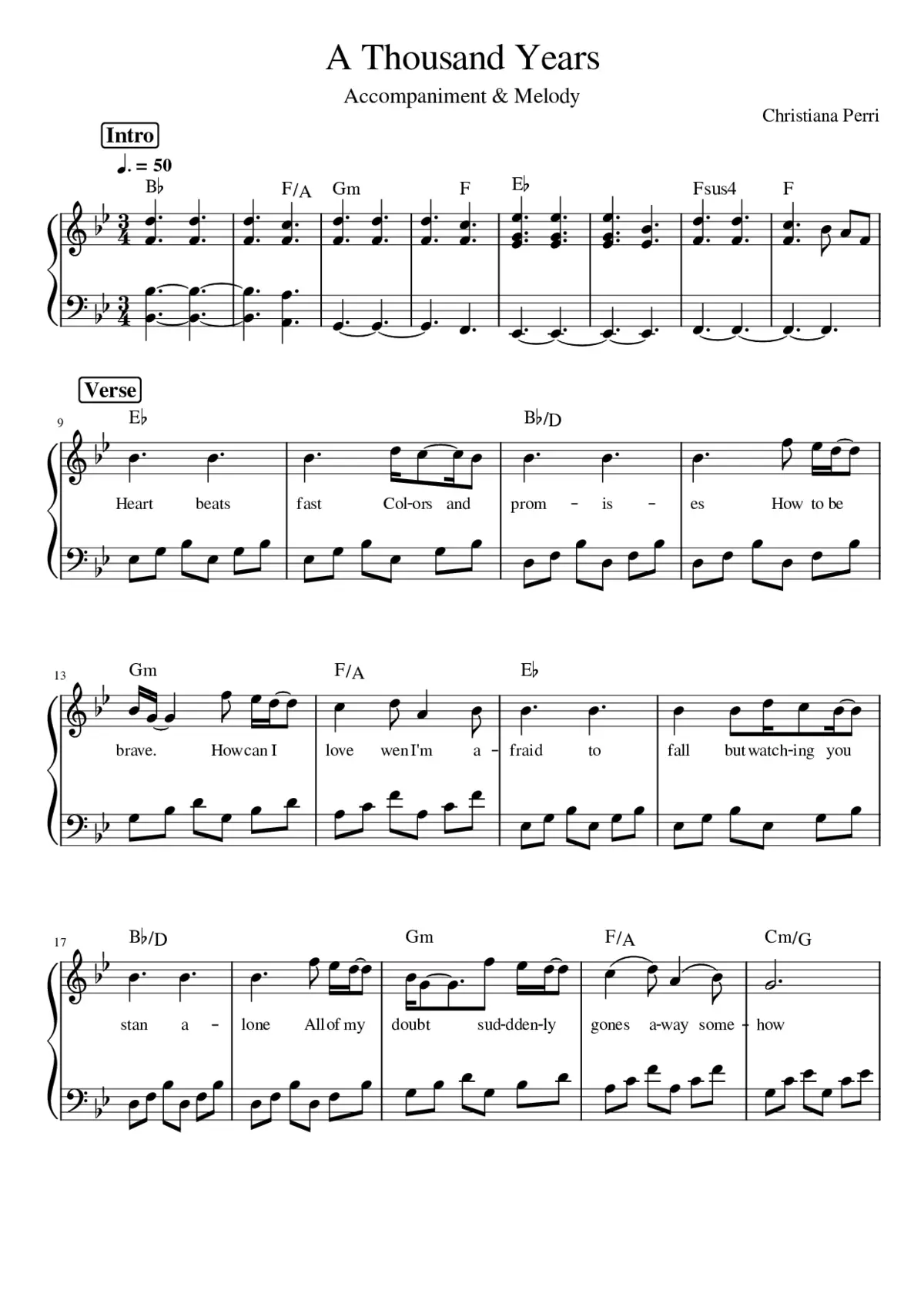 a thousand years - Page 1