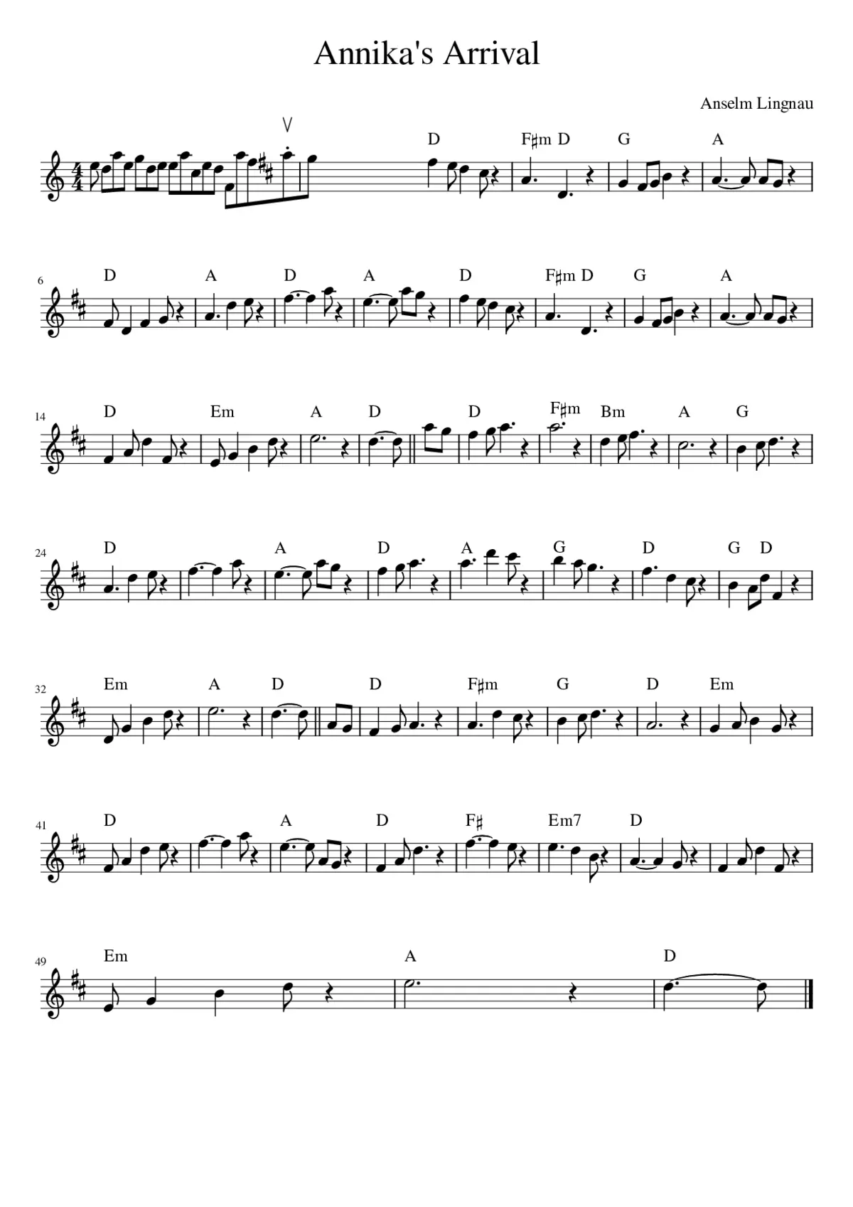 Annika's Arrival - Page 1