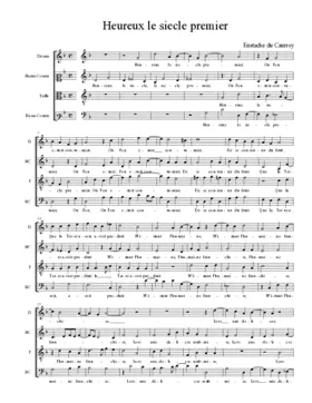 Heureux le siecle premier