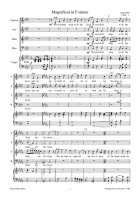 Evening service in F minor
