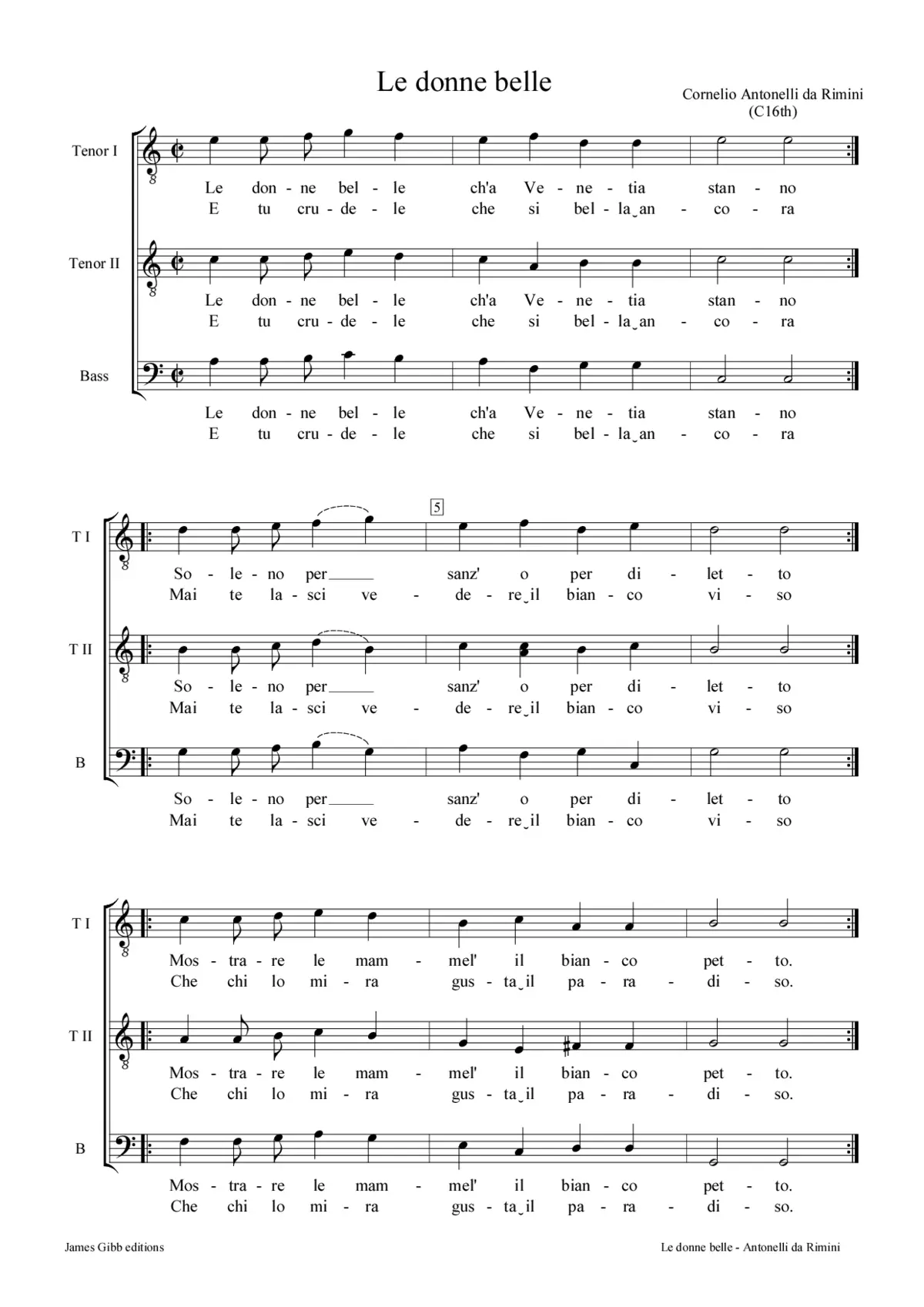 Le donne belle - Page 1