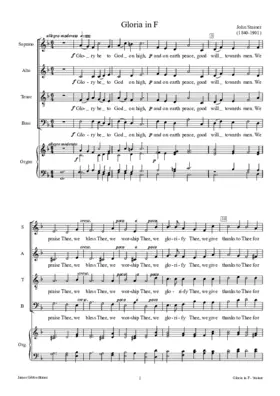 Gloria in excelsis in F